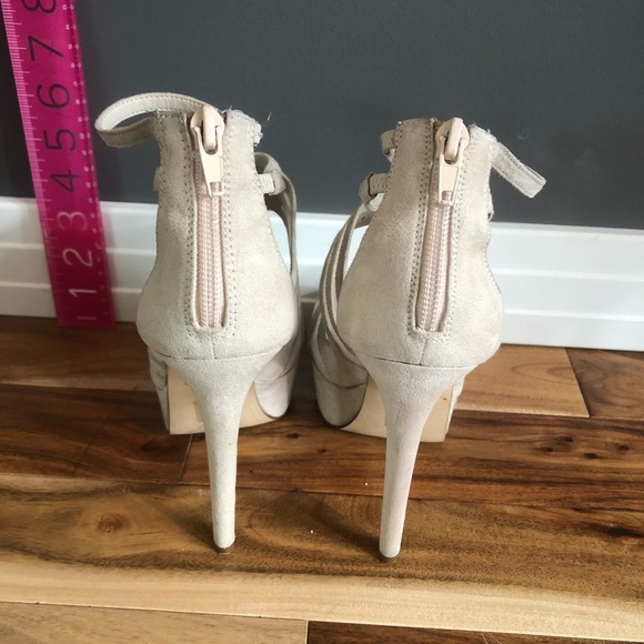 Suede Platform Heels - Picture 6 of 7